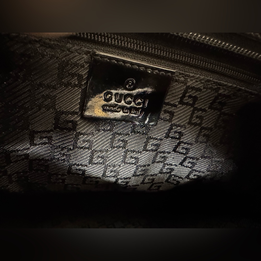 ⭐️EUC Gucci Black and Gray Women's Bag - Picture 9 of 11